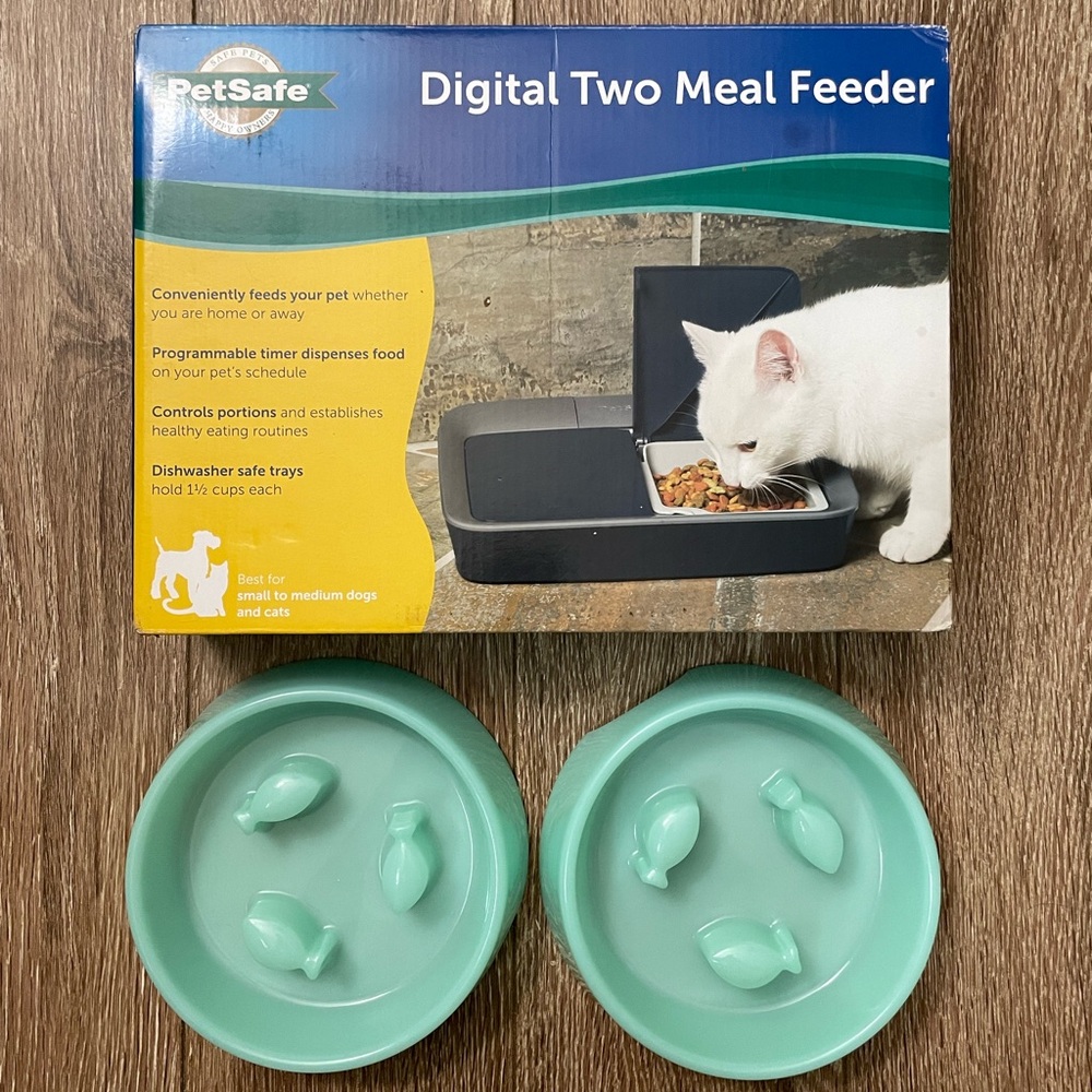 Automatic & slow feeder bowl bundle